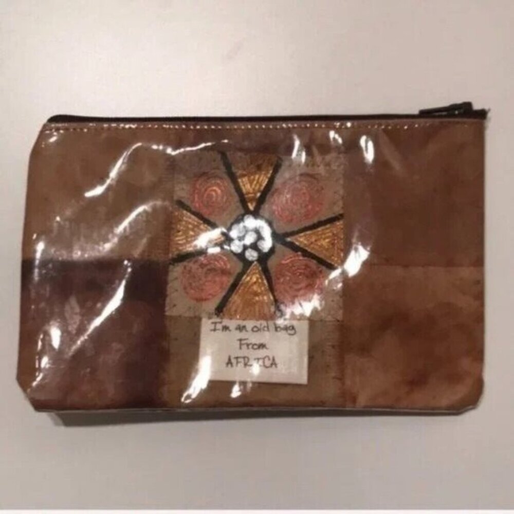 🌍💛 Handmade Tea Bag Makeup Bag | Fair Trade | Charity Support | Made in Africa